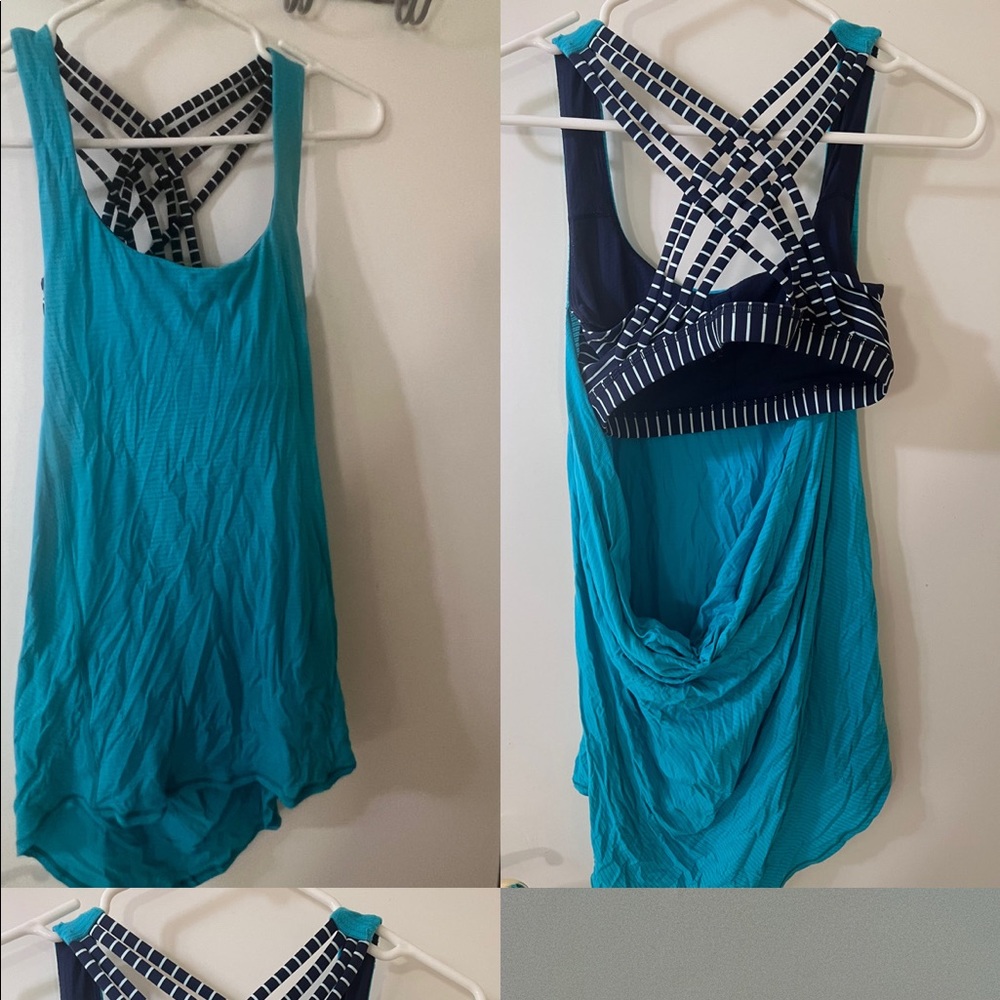 Selling Lulu top with built in sport bra